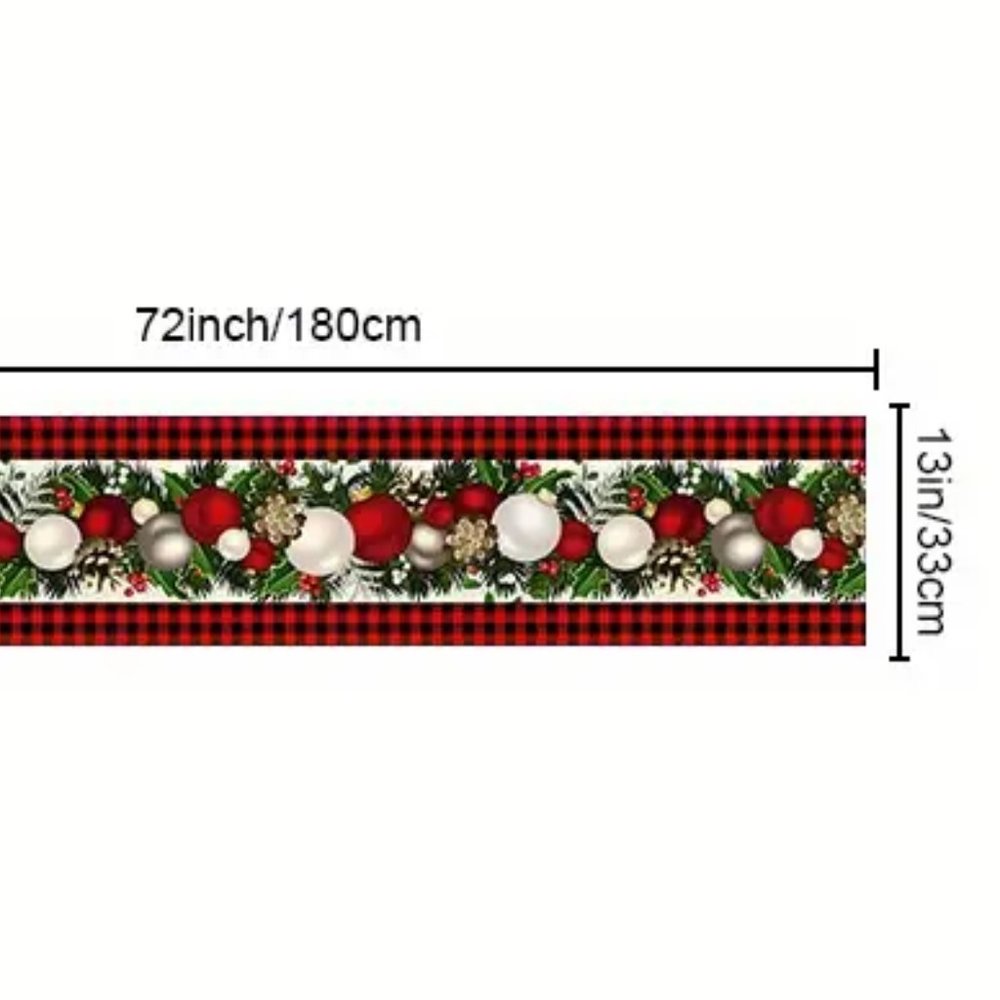 Christmas Ornament Table Runner - Picture 3 of 3